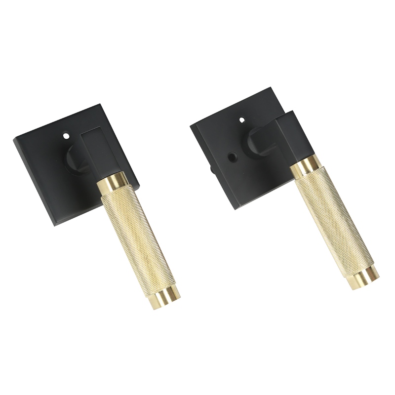 S7137 Современные квадратные рычаги дверных дверей для внутренних дверей, тяжелые дверные ручки