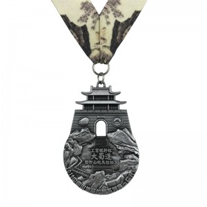 Идеальный дизайн Antique Brass Gold Silver 4D металлические медали награды мероприятия награды