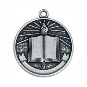 Можно перепроцессовать металлические медали. Стоковая медаль 7/8-дюймовые антикварные серебряные спортивные медали