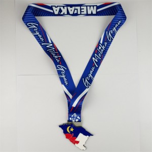 Красочная мягкая эмалевая металлическая медальон.