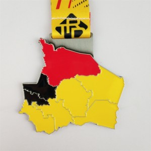 Laser ваш собственный логотип 3D Metal Award ODM Золотое серебро и бронзовые медали подарок