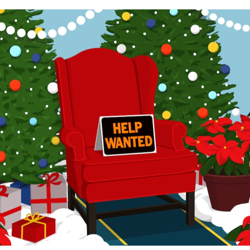 Можете ли вы заметить шляпу Санты в этой сложной головоломке?