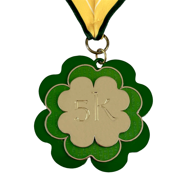 3D Gold Metal Award Marathon Running Sport Medal Medal Color Spray Medal Medal