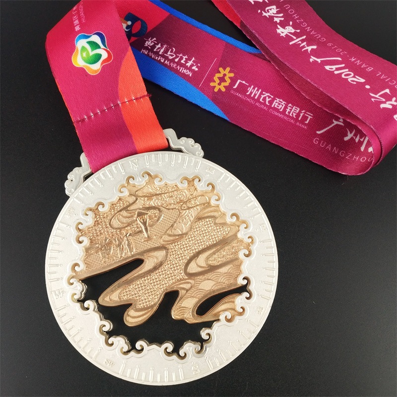 Пользовательская эмалевая медаль тарелка PVD Зимние игры 2022 медали