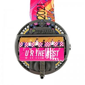 Антикварные медали Rebin Design Emale Medal Medal Plate Pvd