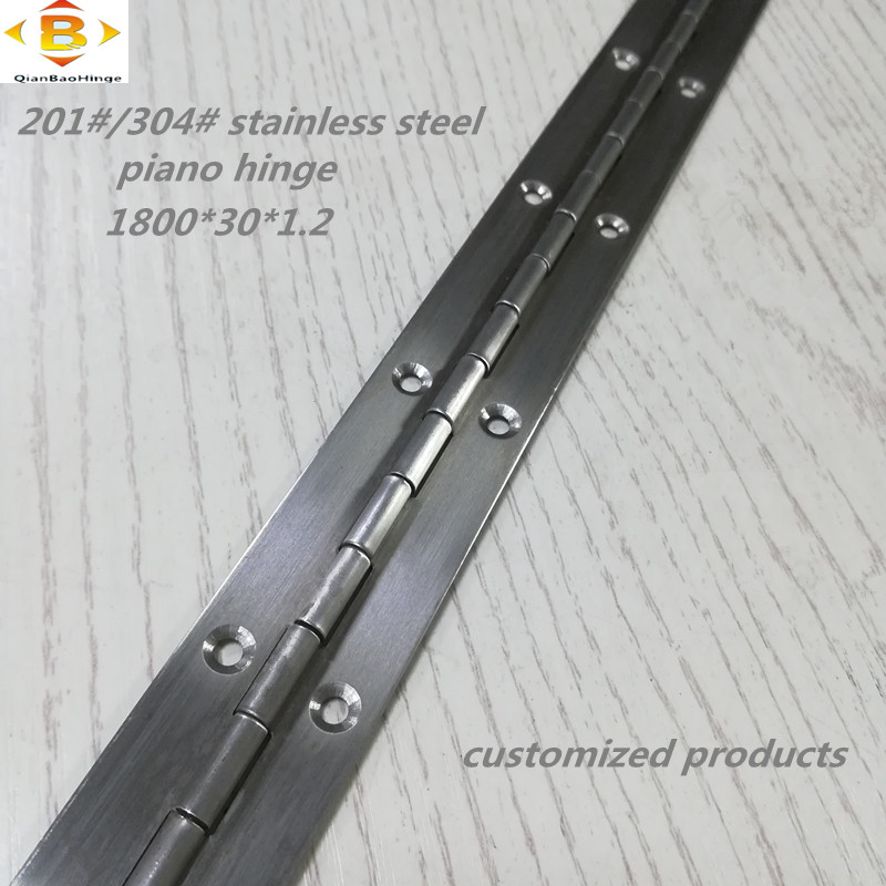 Индивидуальный длинный шарнир 201#304#толщина 1,2 мм из нержавеющей стали толстой фортепианной шарнир.