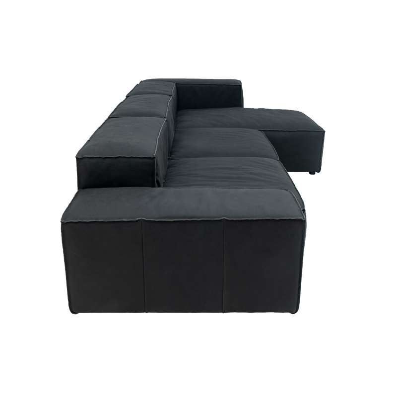 Секционный диван RS957 (черный)