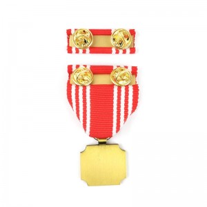 Твердый эмалевой штифт медальон лиц из металлического знака 3D -медали активности и награды почетным медалями с короткой лентой