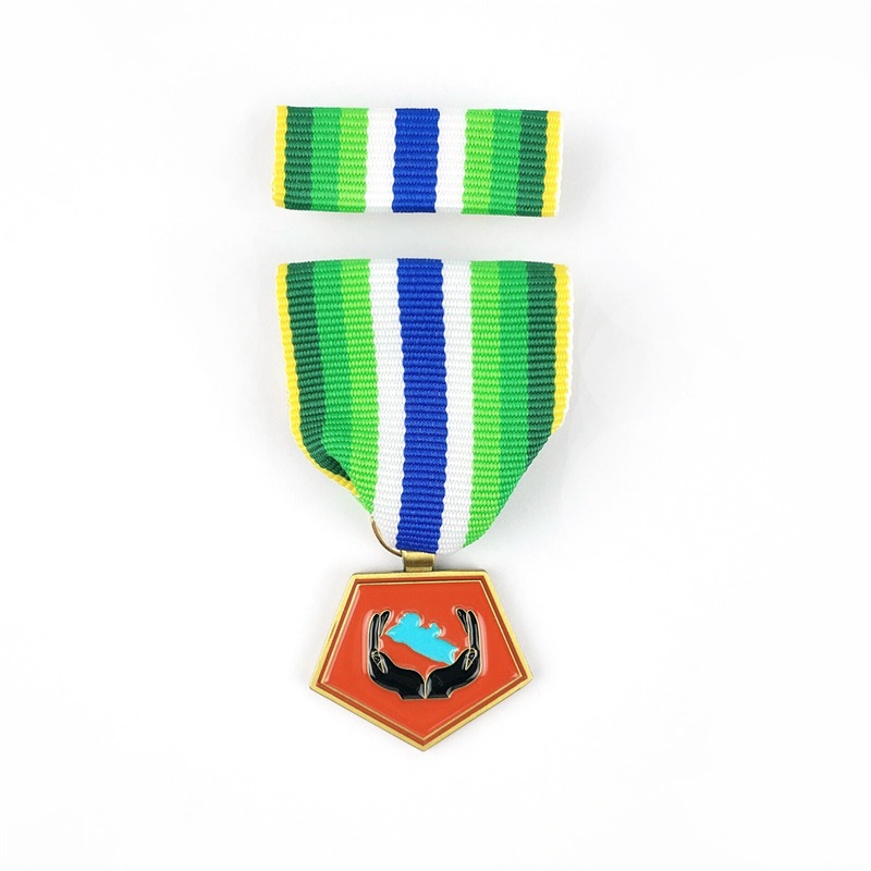 3D -гравированная медаль на сплав с сплавным сплавом.