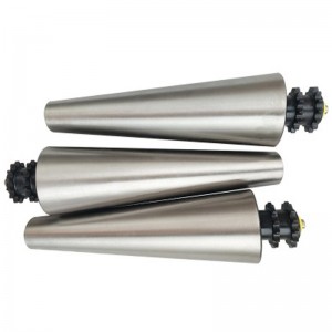 Конический конусный ролик изогнутый ролик конвейер Конический электрический ролик Плак