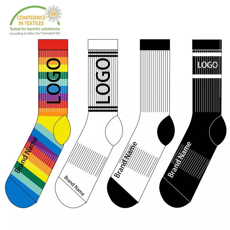 Спортивные носки Cool Classic Design Custom Logo Logo Высококачественные удобные мужчины носки