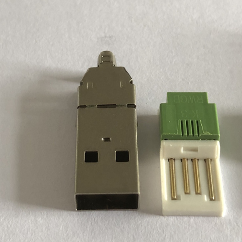 Никелированный USB-тип хвостовой гнездо 3-в-1 адаптер DIY.