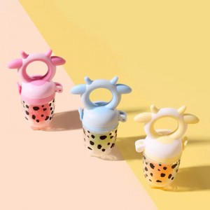 Высококачественный кормушка для фруктов Cartoon Create Eco Friendly Жидкий силиконовый сочист