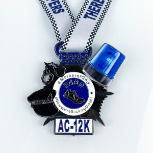 Индивидуальные спортивные медали гоночная медаль акриловая медали Медали медали тыква -пробеги с сублимированной лентой