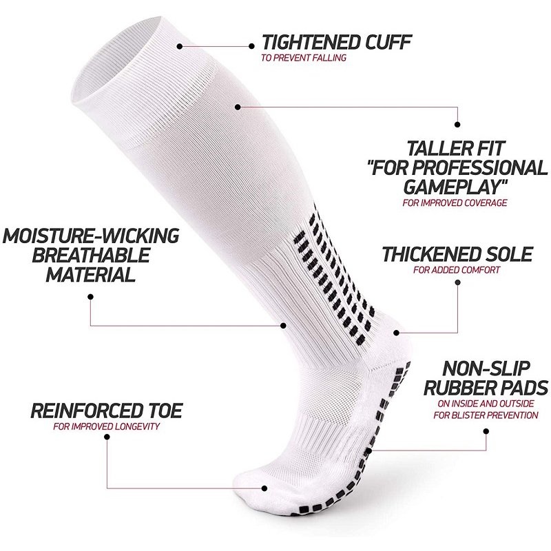 Хлопковые носки футбольных носков Custom Logo Socks