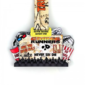 Металлическая и наградная металлическая медаль настраиваемого металлического срезанного медальтала