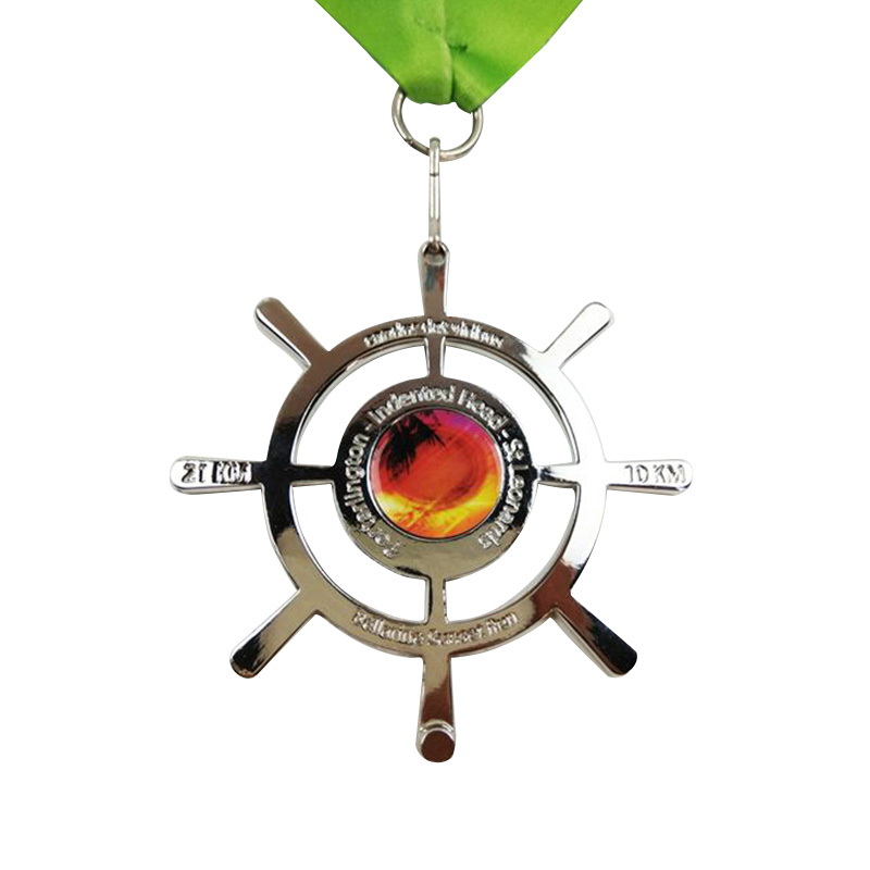 Одиночная медаль дизайн рук стеклянные медали золотые медали медали