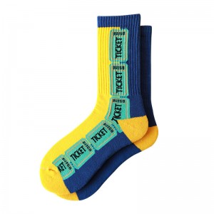 Пользовательская частная маркировка в дышах спорта поглощать экипаж велосипедные велосипедные носки велосипедов