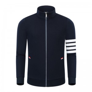 Весна и осень Новый четыре бара хлопковой мода повседневная маленькая стенд воротнич