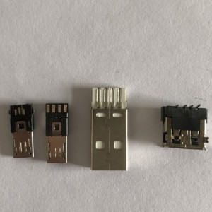 Полученная USB-тип типа хвостовой гнездо 3-в-1 Адаптер DIY DIY