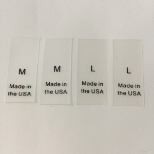 Прозрачная марка печати, индивидуальная высококачественная печать.