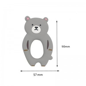 BPA Бесплатная жевательная игрушка для игрушек Bable Deableers Медлень Силиконовый провод