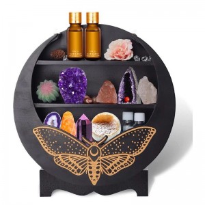 Стенка луны или настольная полка держатель эфирного масла держателя хрустального масла