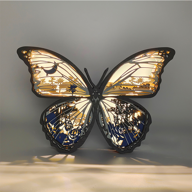 3D деревянные украшения бабочки