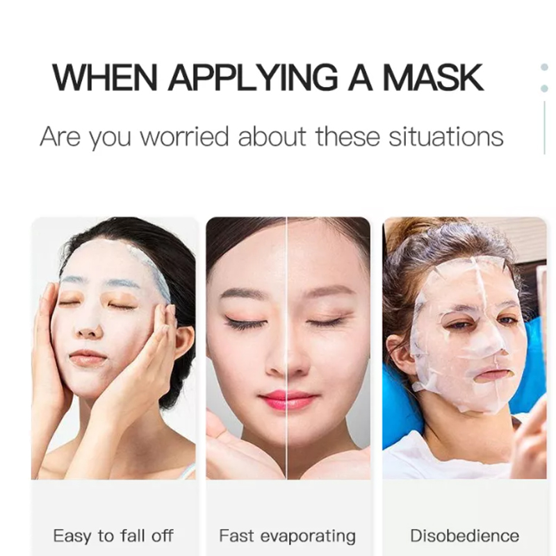 Постоянная используемая силиконовая маска маска маска кровь Силиконовая маска кожи многоразовая увлажняющая лицевая силиконовая маска против