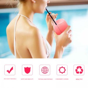 Нерушимые силиконовые винные бокалы с 12 унциями, многоразовые бокалы для вечеринок, кемпинг, пляжи и лодки, бокалы из силиконовог...