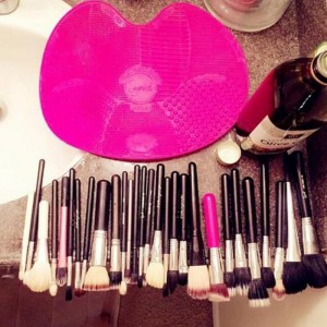 Силиконовая косметическая чистящая прокладка для очистки космоса портативной очистки с всасывающей чашкой косметической чистк...