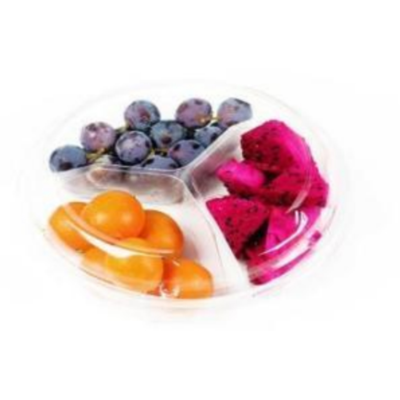 Три-compartment Fresh-cut Fruit Box Box нижняя 220*170*60 мм HJ-1803F