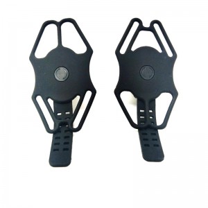 Владелец силиконового велосипеда, [360 ° Шокопомощный] держатель велосипедного телефона, универсальный силиконовый мотоцикл держ...