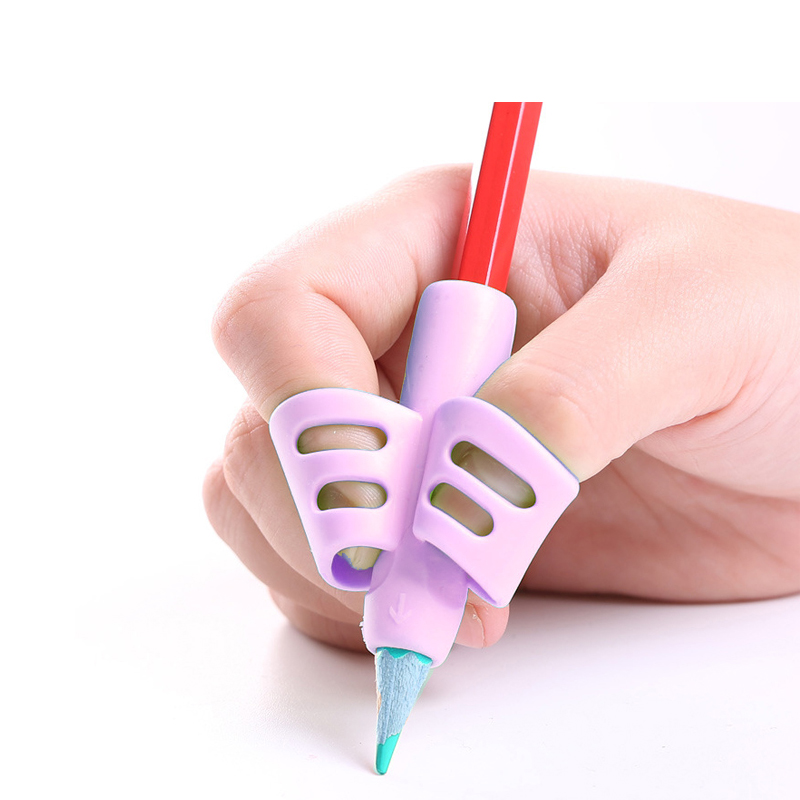 Силиконовый держатель карандаша в течение 2-4 лет для малыша для малыша по почерке по исправлению положений.
