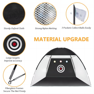 Тренировка на открытом воздухе, гольф, бейсбольная сетка, тренировка вождения на подушке.