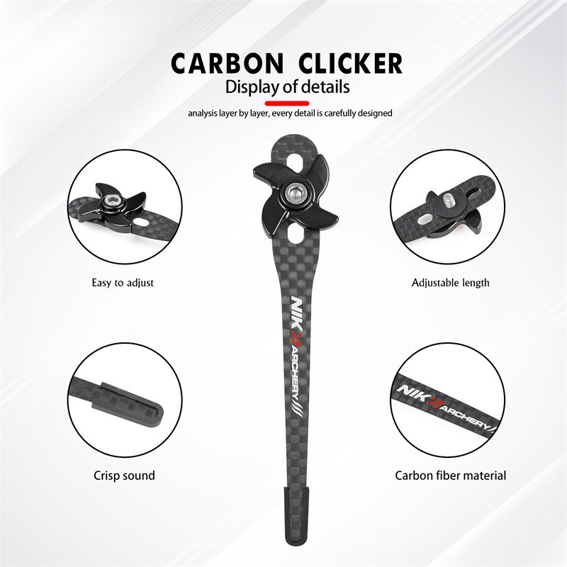 26CK03 Черный цвет Recurve Carbing Clicker