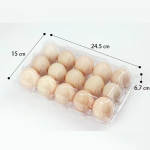 Лоток для яиц 245*150*67 мм 15 канавок 42 г