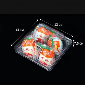 Лоток для утиного яйца 130*130*75 мм 4 канавки