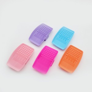 Силиконовый коврик для чистки кисти для макияжа, очиститель для макияжа, портативная прокладка для макияжа, костюма для промывки...