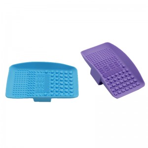 Силиконовый коврик для чистки кисти для макияжа, очиститель для макияжа, портативная прокладка для макияжа, костюма для промывки...