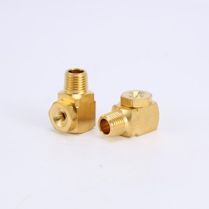 Угловая конусная сопло из нержавеющей стали.