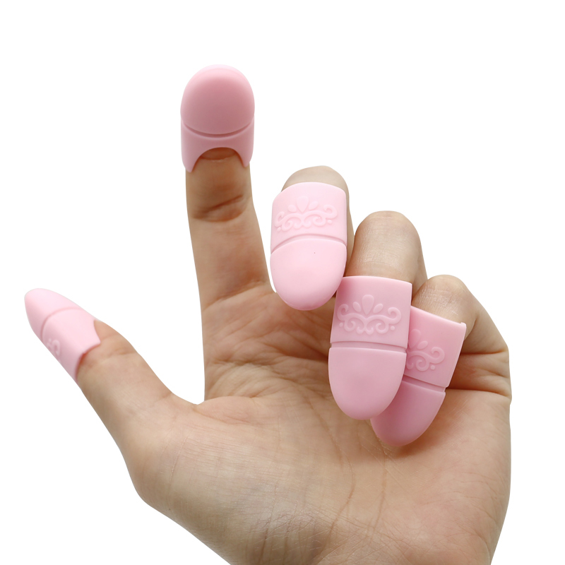 Силиконовое снятие ногтей легко удалить гель или лак для ногтей, многоразовый набор для снятия ногтей на многоразовый