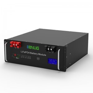 51.2V 100/150/200AH LIFEPO4 Литий -ионная батарея Система накопления энергии в солнечной энергии с ЖКД