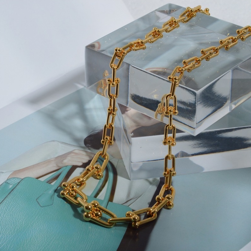 Колье с толстым цепным ожерелье женская Европа и США.