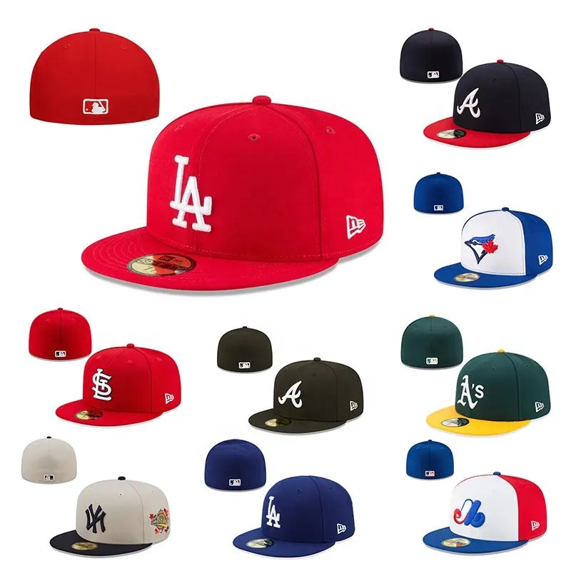 Оптовая gorras blank на заказ бейсбольная шляпа с логотипом Flat Brim 3D вышивки