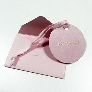 Advanced Custom Paper Card Tag Overvelope