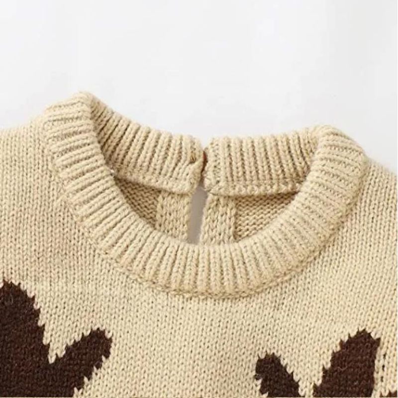 2023 Самый новый вязаный рождественский детский свитер для детей
