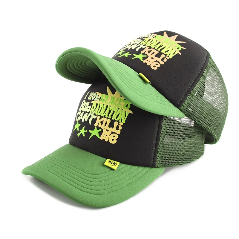 Пользовательская вышиваемая шляпа Hats Hats Печатная печать логотип Pufl Print