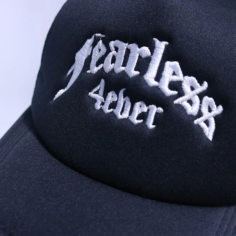 Высококачественный оптовый классический заказ дизайн вашего собственного 3D -вышивки логотип 5 панель Gorras Mesh Trucker Caps Hats Mens