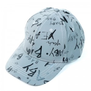 Низкий MOQ дешевый пользовательский популярный неструктурированные бейсбольные шляпы темно -серые отражающие шляпы бейсболка дл...